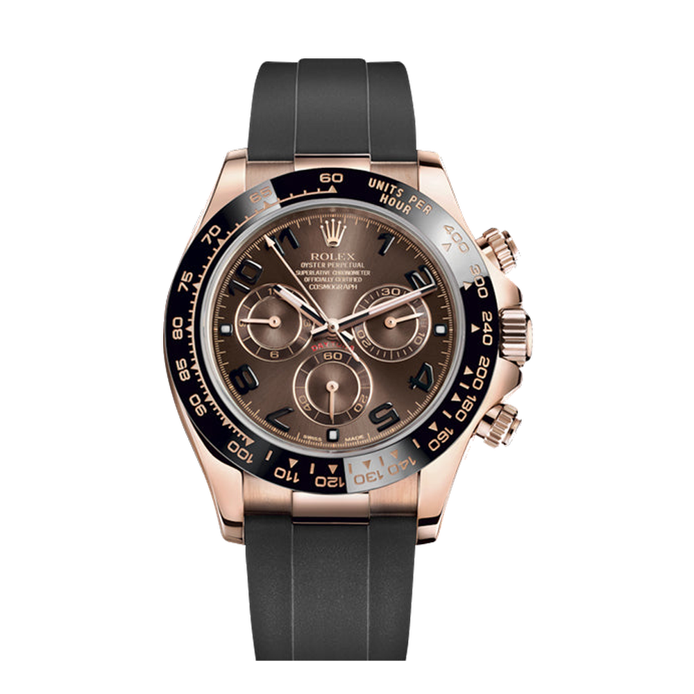 Rolex Cosmograph Daytona Everose / Cerachrom / Chocolate / Oysterflex