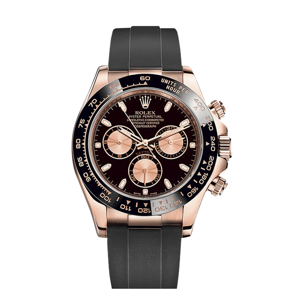 Rolex Cosmograph Daytona Everose / Cerachrom / Black / Oysterflex