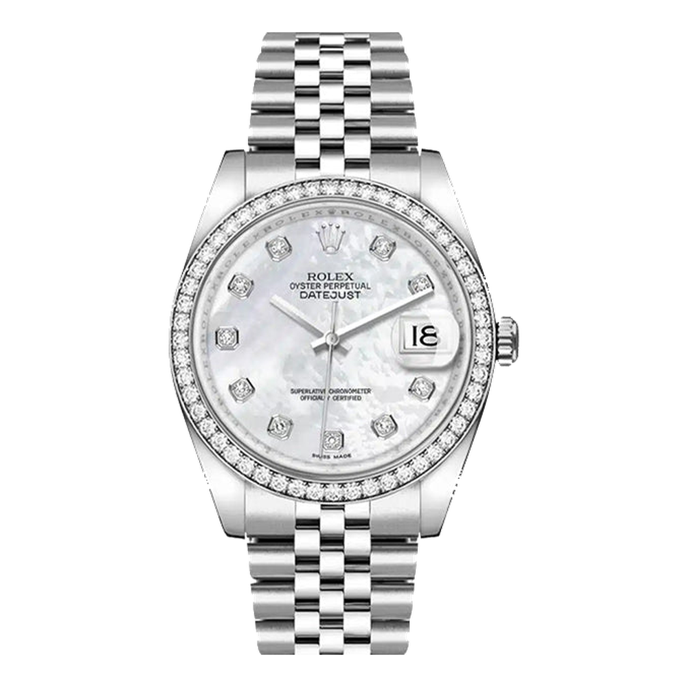 Rolex Datejust 36 Stainless Steel Diamond / Jubilee / MOP