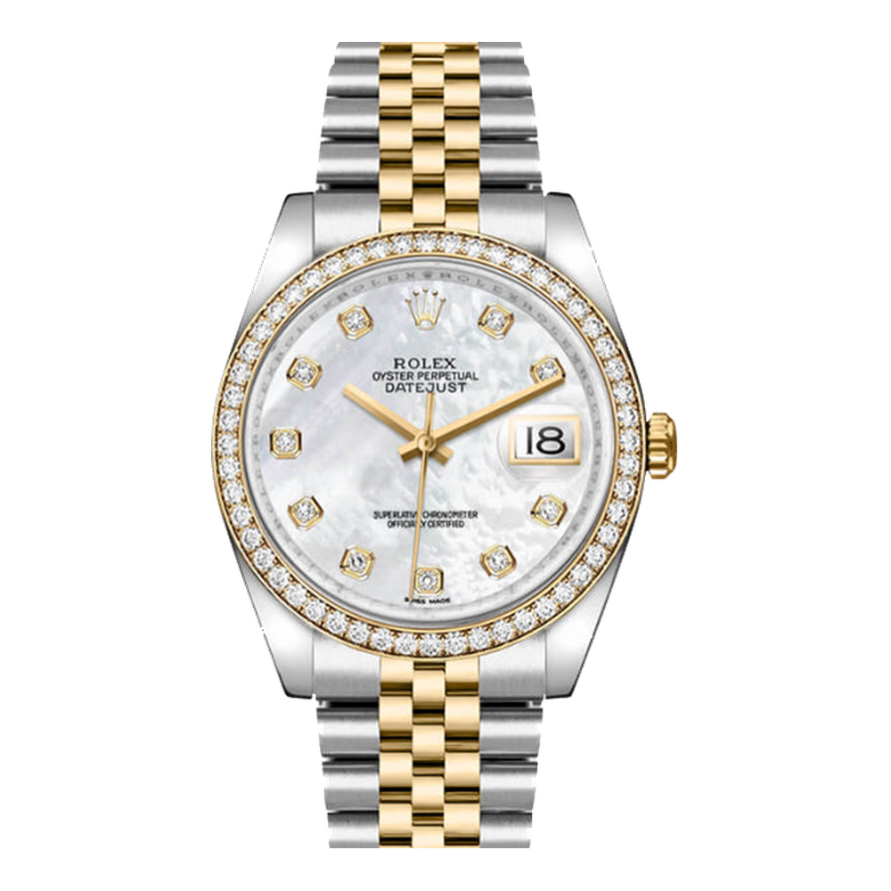 Rolex Datejust 36 Rolesor Yellow Diamond / Jubilee / MOP