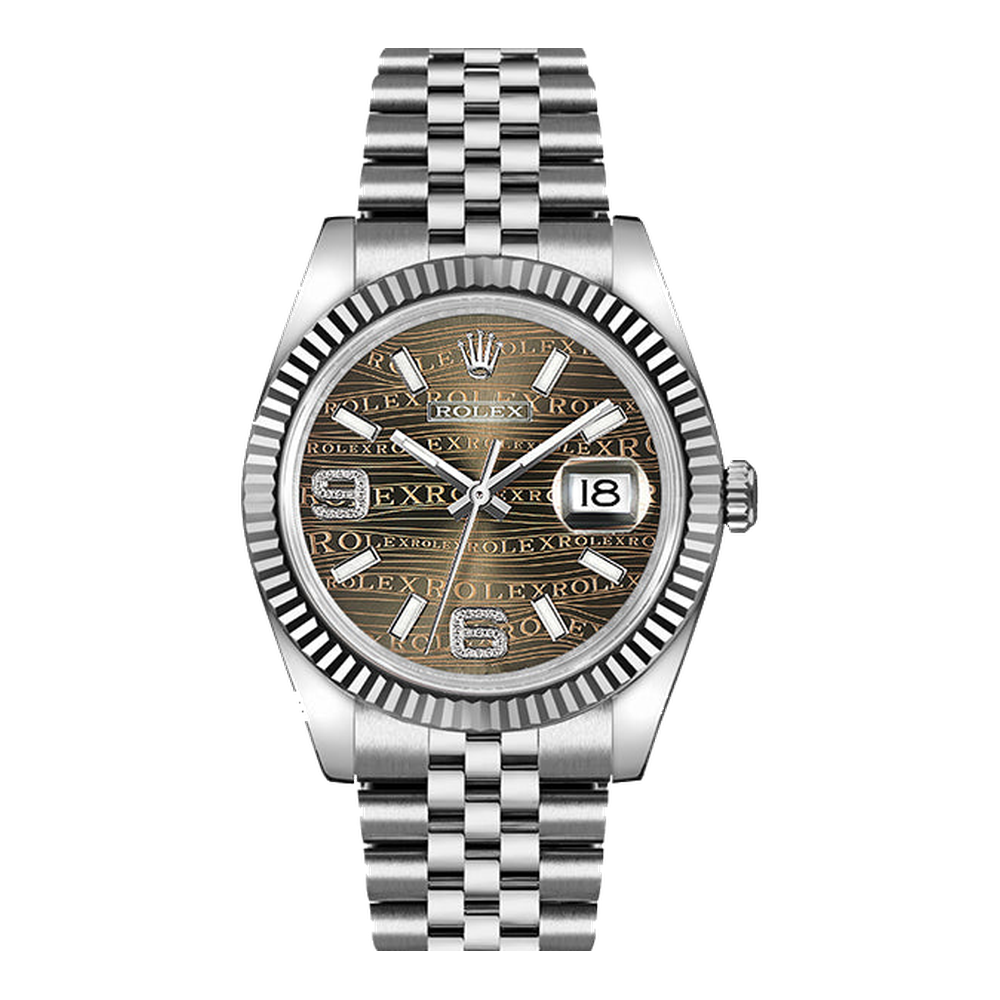 Rolex Datejust 36 Stainless Steel Fluted / Jubilee / Bronze Wave
