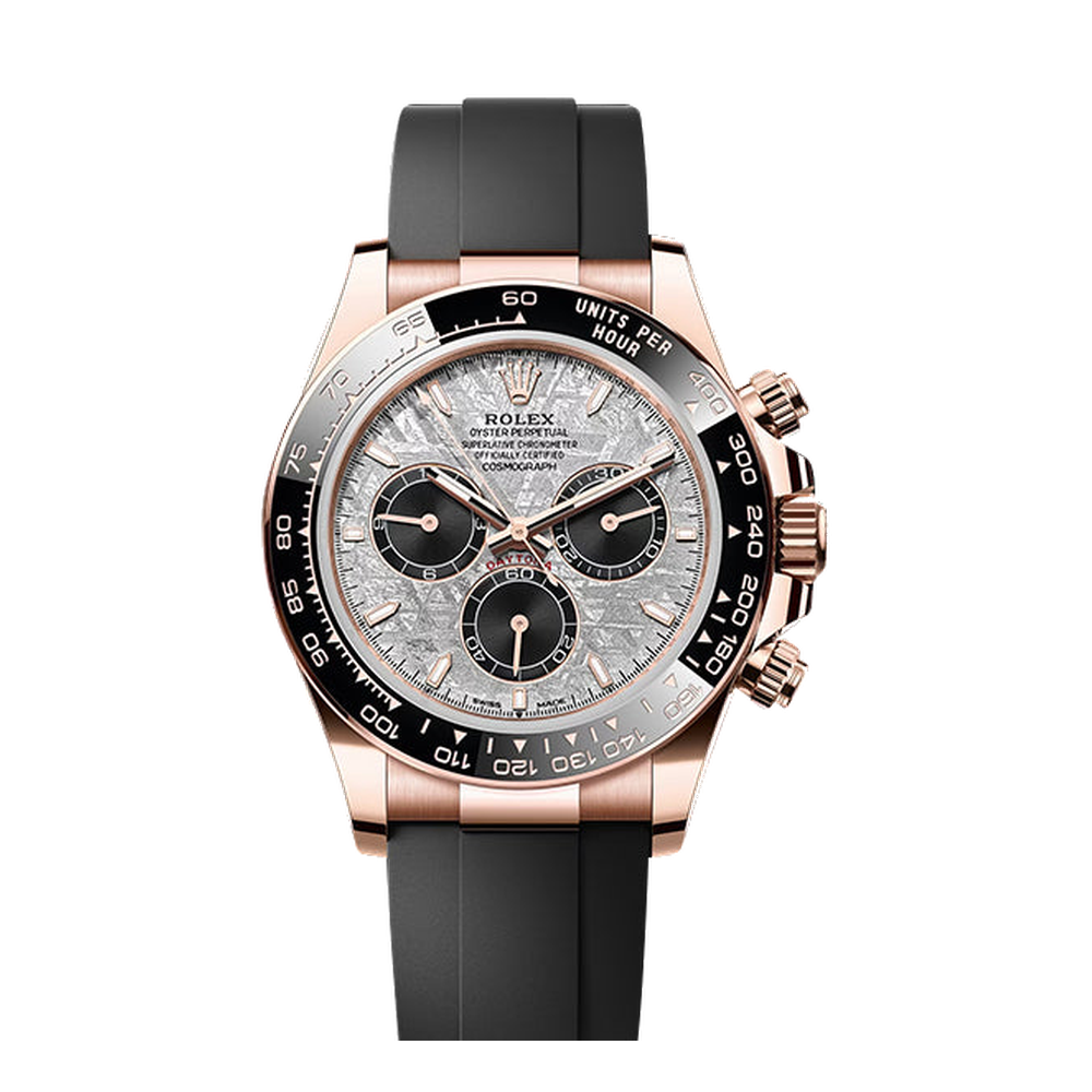 Rolex Cosmograph Daytona Everose - Cerachrom / Meteorite / Oysterflex White Dial Straps