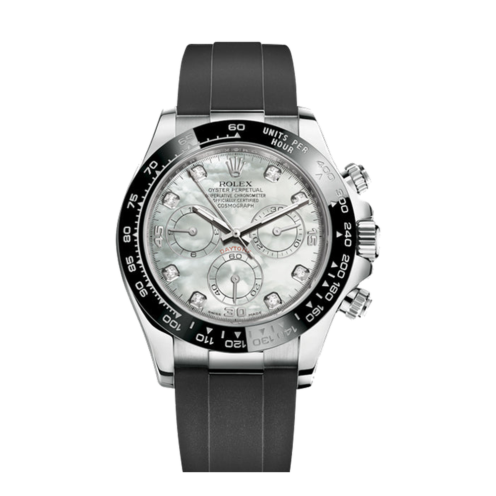 Rolex Cosmograph Daytona White Gold / Cerachrom / MOP - Diamond / Oysterflex