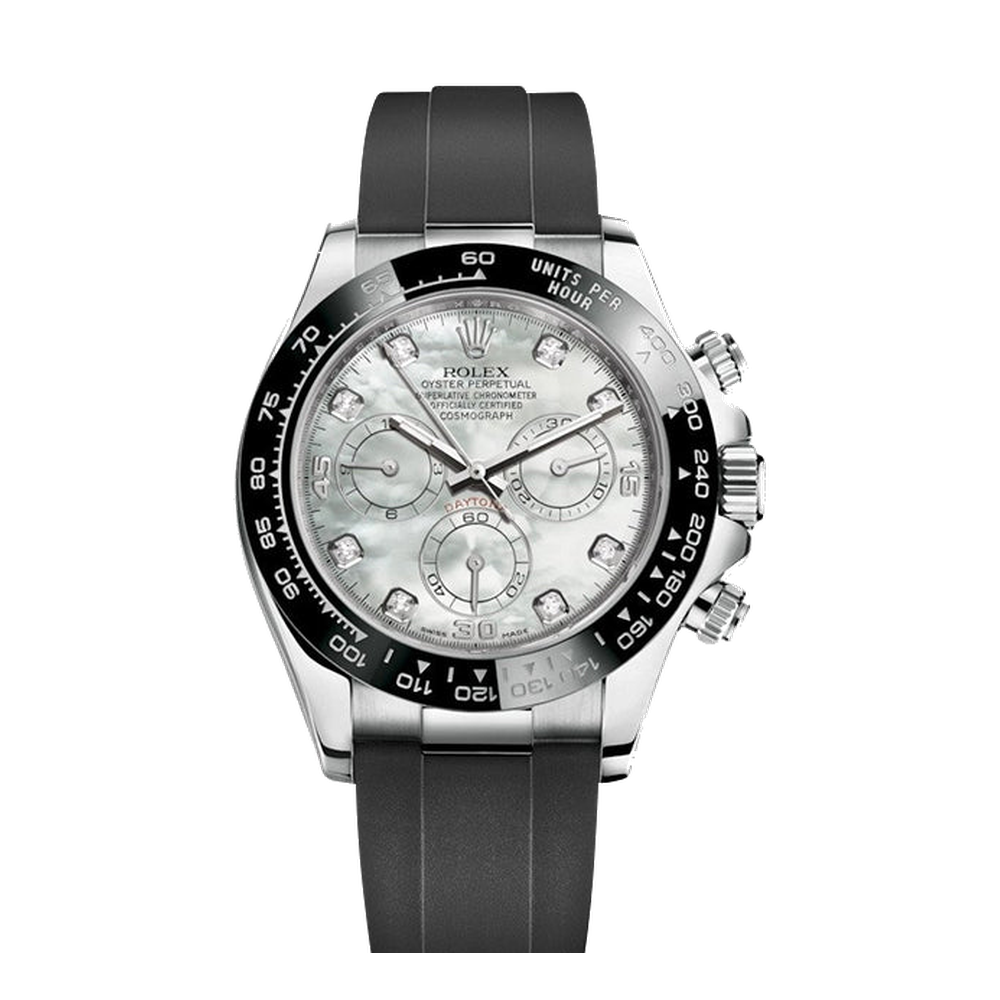 Rolex Cosmograph Daytona White Gold / Cerachrom / MOP Diamond / Oysterflex